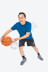 打篮球老年人打篮球的老年人背景