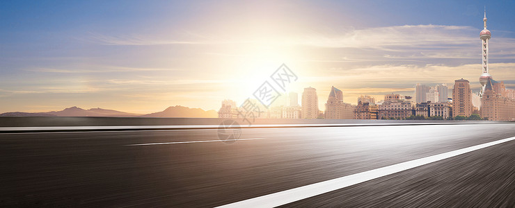 海外高速公路城市公路背景设计图片
