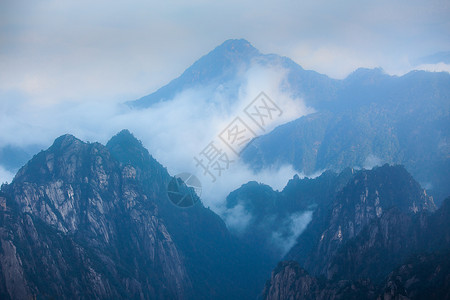 云雾飘渺飘渺仙境背景