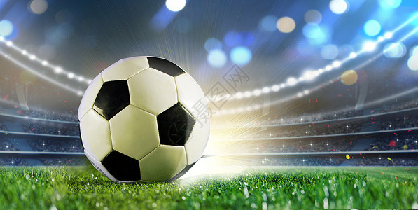 射门蓝色世界杯足球背景设计图片