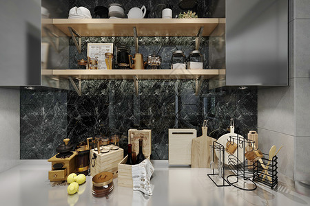 物品柜厨房空间设计设计图片
