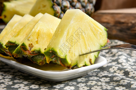 菠萝热带食品高清图片