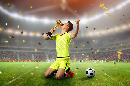 决赛背景世界杯足球运动员设计图片