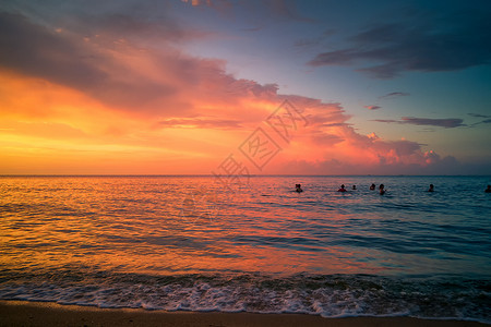 海南海口风景海南海口海边风景背景