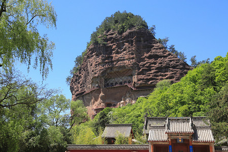 甘肃文化麦积山石窟背景