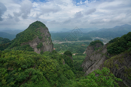 赣州景点龙南县小武当山背景