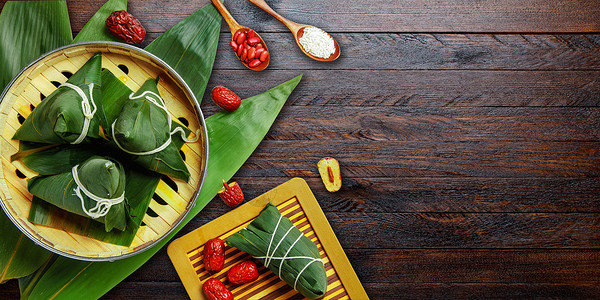 红枣糯米团端午节设计图片