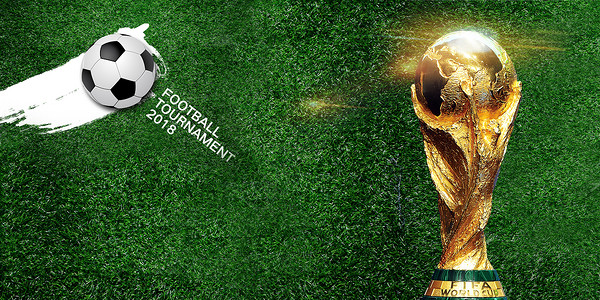 足球冠军奖杯世界杯背景设计图片
