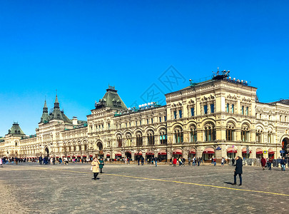 莫斯科古姆百货商场背景