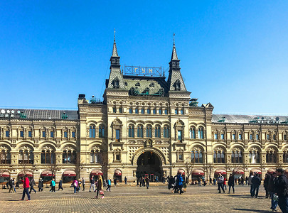 莫斯科古姆百货商场背景