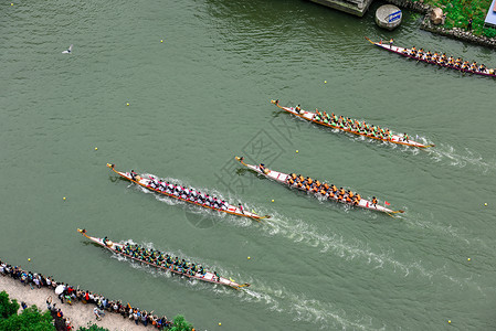 端午龙舟赛划龙舟国际比赛高清图片