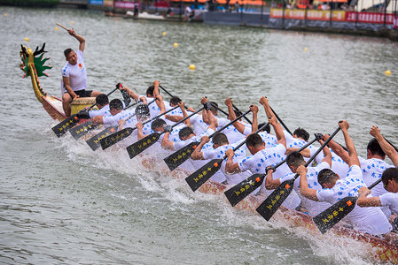 上海第一百货端午龙舟赛划龙舟国际比赛背景