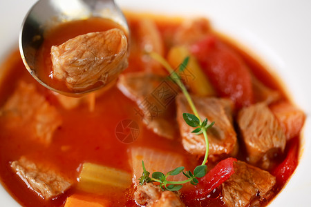 罗宋汤番茄汤底高清图片