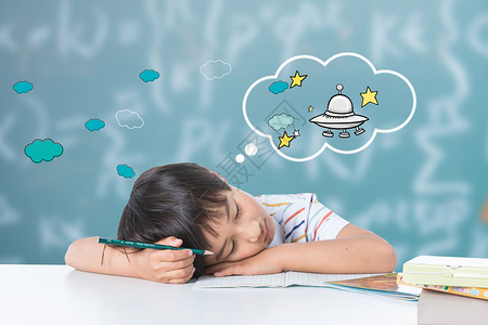 创意睡眠儿童梦想设计图片
