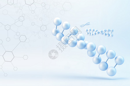 分子结构图白色dna高清图片
