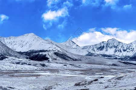 拉脊山雪山图片