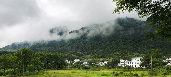 皖西南空山新雨后背景图片