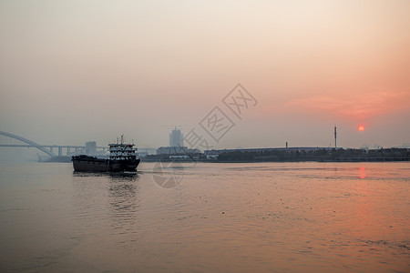 上海滨江风光背景