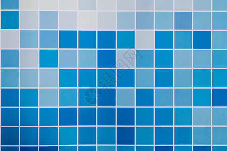 白蓝纹理马赛克瓷砖纹路背景