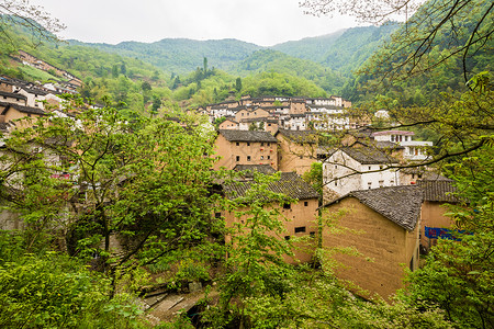 ps素材石板歙县阳产土楼背景