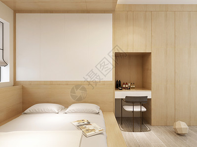 日式卧室现代卧室效果图设计图片