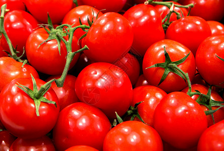 红色西红柿堆西红柿背景