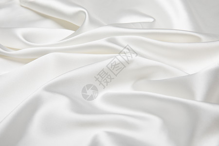 金绸缎白色丝绸背景素材背景