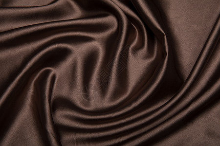 咖啡色丝绸巧克力色布料高清图片