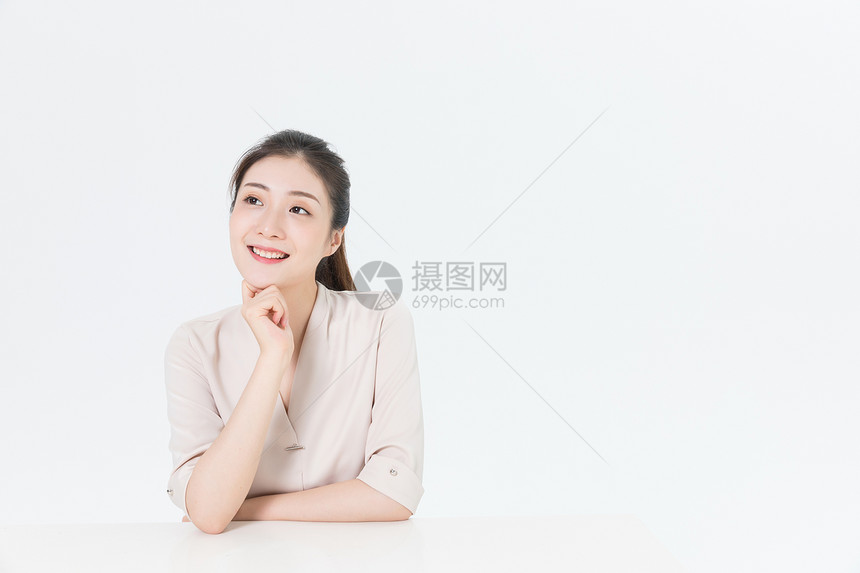 商务女性形象图片