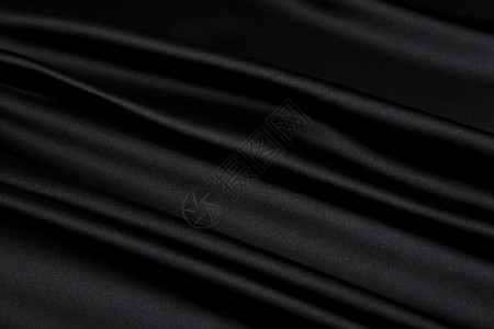 黑色的布黑色丝绸背景素材背景