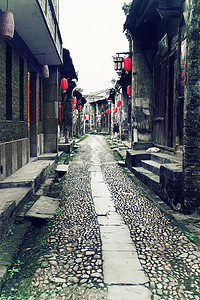 江西渼陂古村风景风光图片