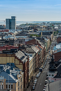 芬兰首都赫尔辛基旅游风光背景图片