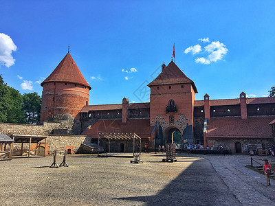 欧洲著名古堡特拉凯城堡高清图片