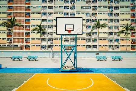 小区篮球香港彩虹邨拍摄地背景