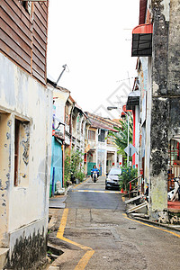 大马马来西亚槟城街道背景