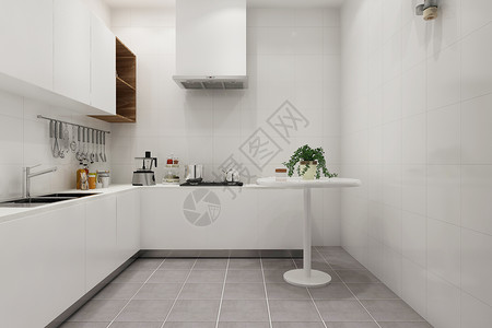 现代厨房空间图片