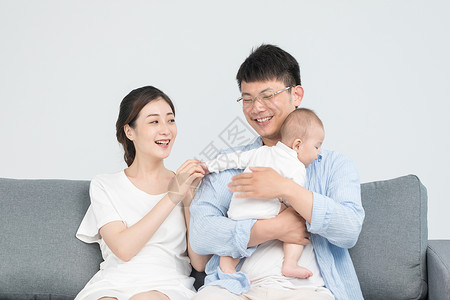 家庭生活父母婴儿背景图片