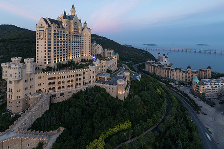 大连城堡酒店背景图片