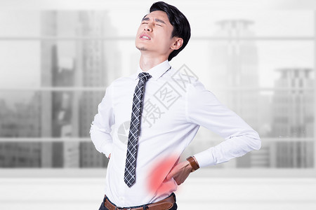 男人腰疼腰痛设计图片