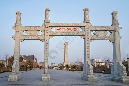 台儿庄大战纪念馆背景图片