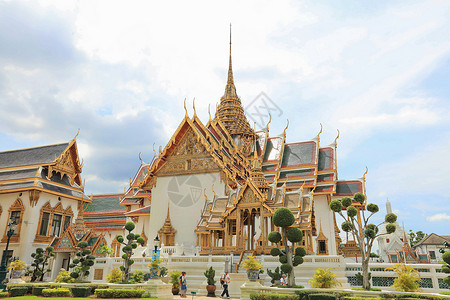 泰国边框泰国曼谷大皇宫背景