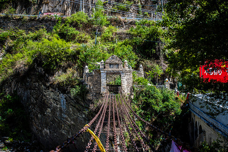 甲居藏寨背景图片