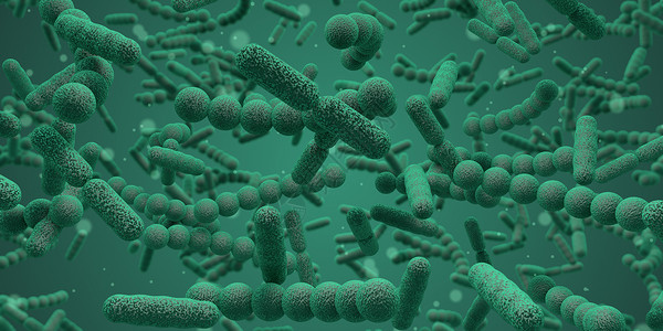 绿色细菌变异细胞设计图片