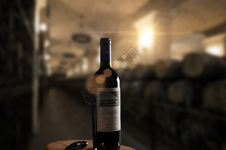 葡萄酒窖红酒背景设计图片