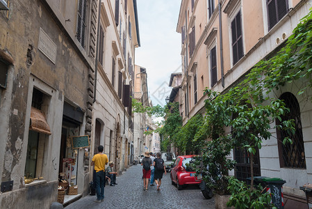 意大利罗马街头风光背景图片