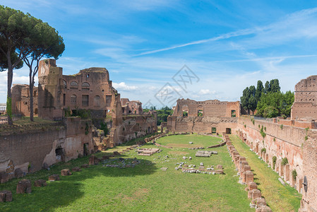 罗马墙意大利罗马古建筑遗址背景
