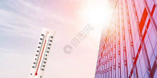 玻璃温度计夏季高温设计图片