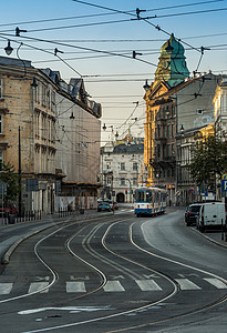 欧洲历史文化名城克拉科夫城市风光图片