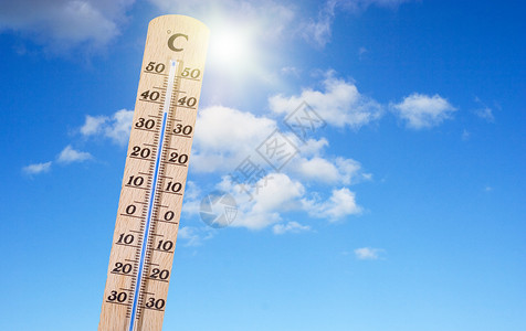 夏季高温温度表温度计高清图片