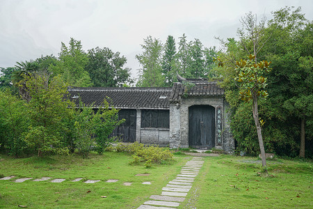 makisushi先生如皋著名景区水绘园风景区安定先生纪念馆背景